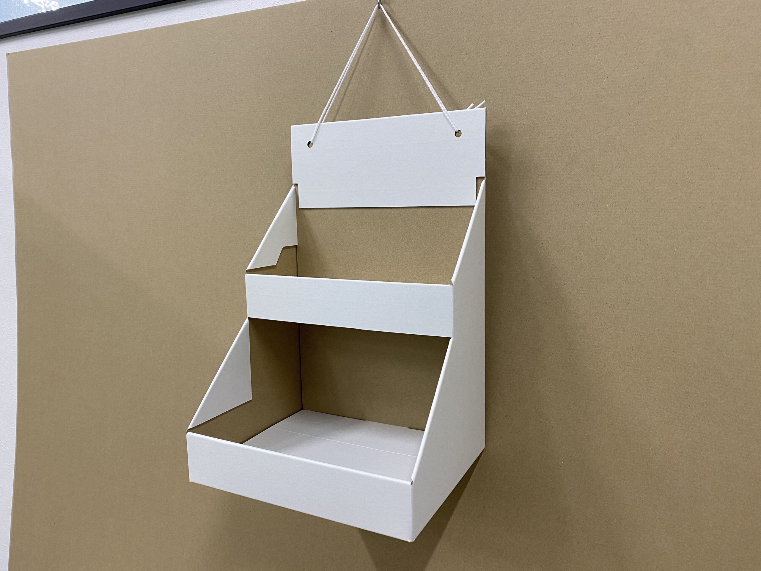 吊り下げ2段什器W250×D200×H370